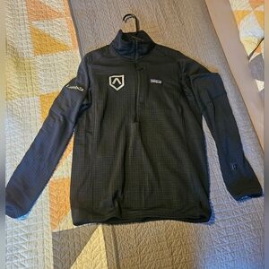 Patagonia Regulator R1 Pullover Polartec Waffle Fleece Worn Wear 1/2 Zip Men M